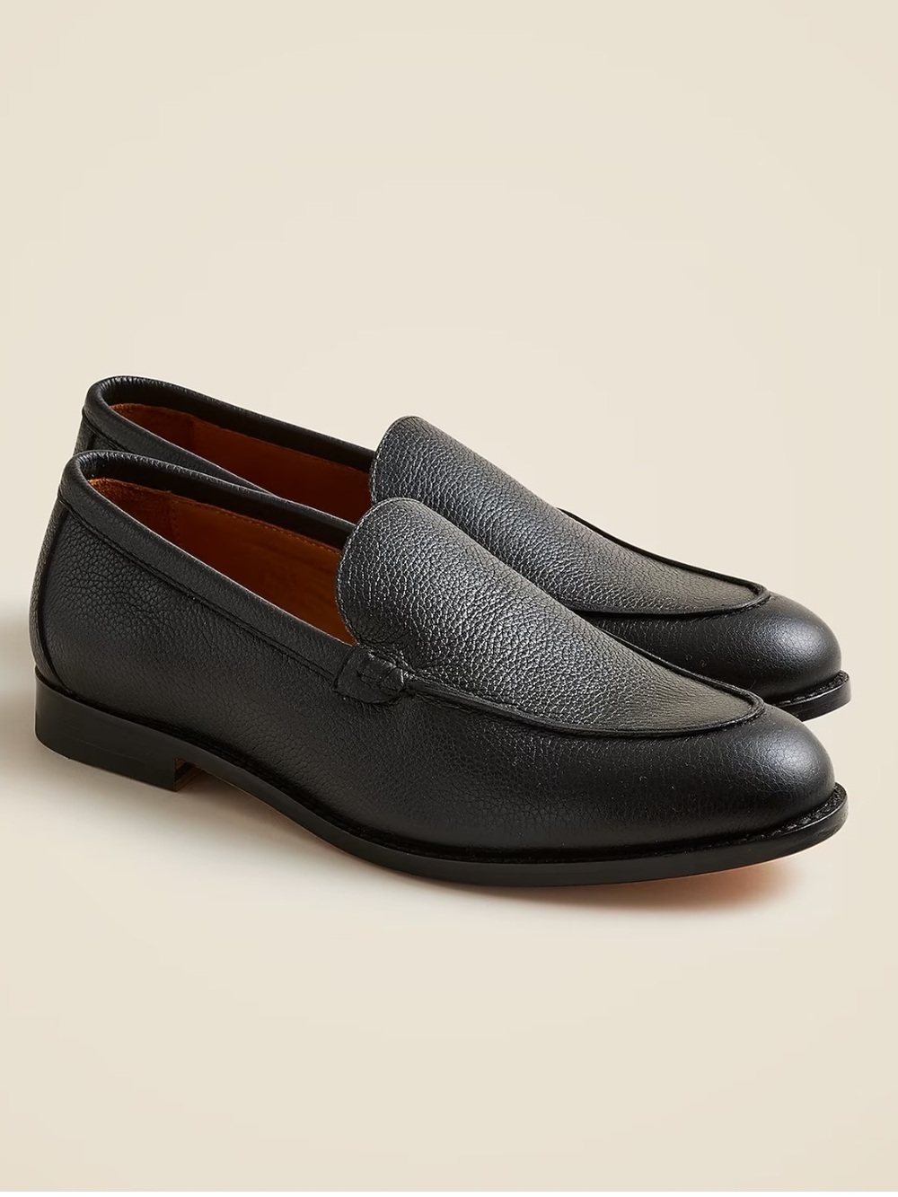 J crew Ludlow Venetian loafers with leather soles